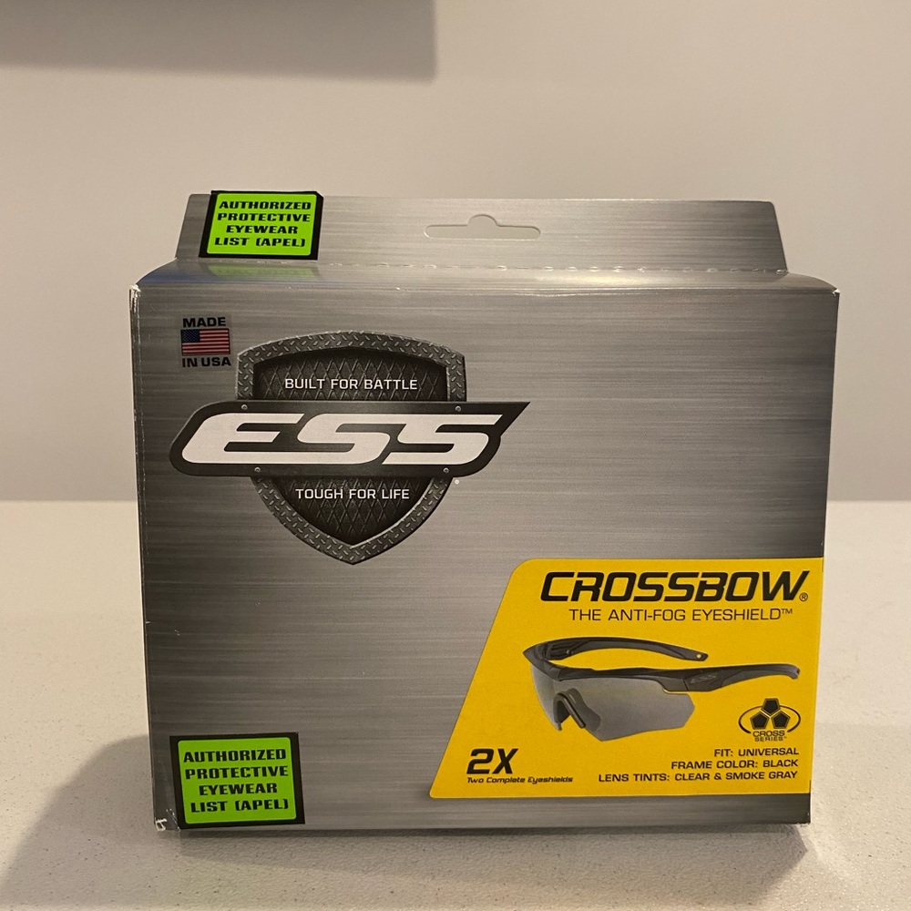 These are brand new never been used ESS glasses.